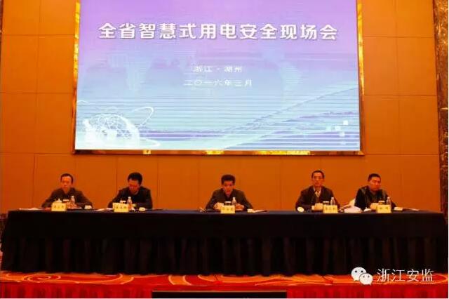 全省智慧式用電安全現場(chǎng)會(huì )在湖州召開(kāi)
